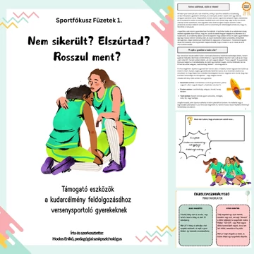 Kudarcfeldolgozó munkafüzet versenysportoló gyerekeknek