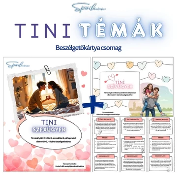 Tini Szívügyek és Szexügyek beszélgetőkártyák együtt egy csomagban