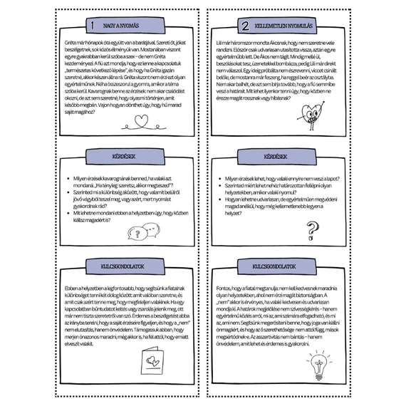 Tini szexügyek beszélgetőpakli PDF